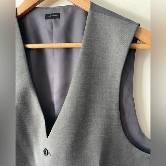 Vest Waistcoat Grey Medium J. Ferrar - Picture 2 of 5